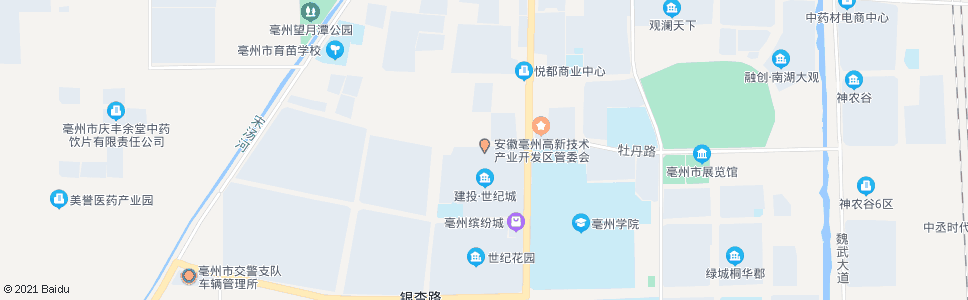 亳州建投世纪城北门_公交站地图_亳州公交_妙搜公交查询2024