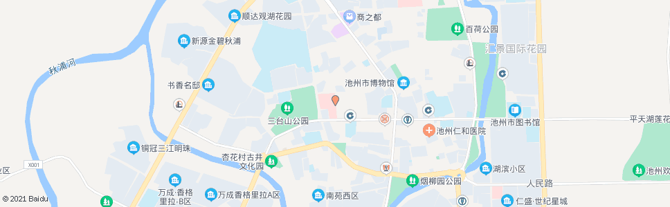 池州市第二人民医院_公交站地图_池州公交_妙搜公交查询2024