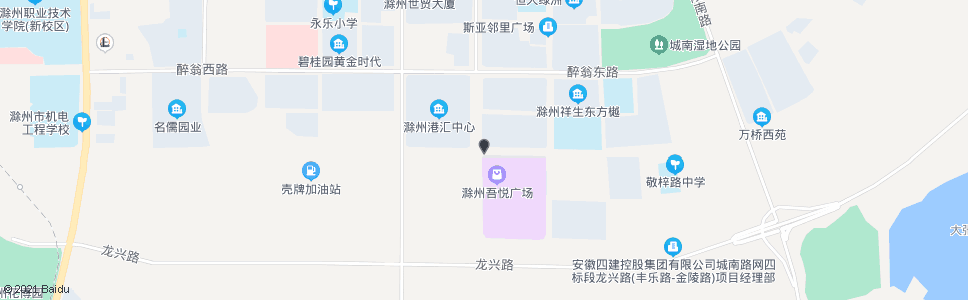 滁州敬梓路_公交站地图_滁州公交_妙搜公交查询2024