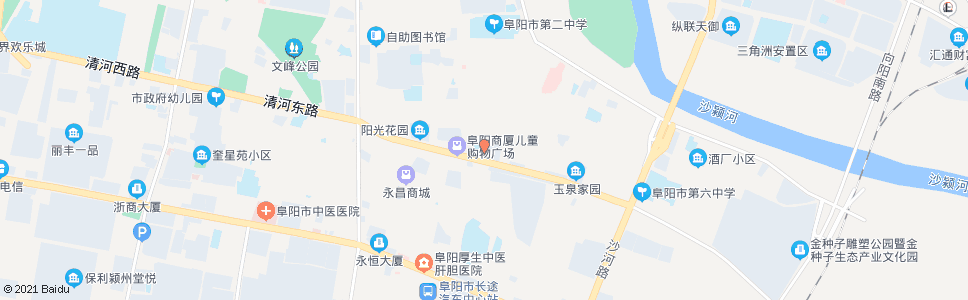 阜阳莲池小学_公交站地图_阜阳公交_妙搜公交查询2024