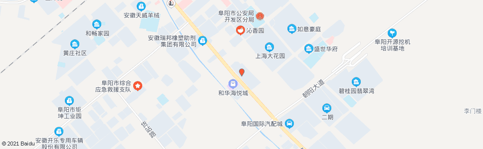 阜阳世纪彩虹城(奇瑞海马4s店)_公交站地图_阜阳公交_妙搜公交查询2024