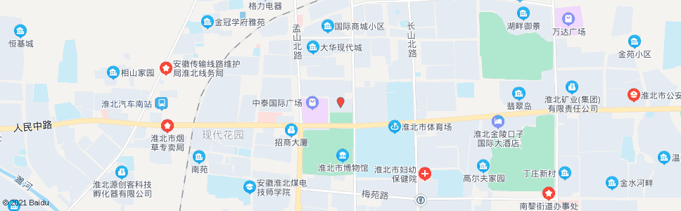 淮北市政府_公交站地图_淮北公交_妙搜公交查询2024