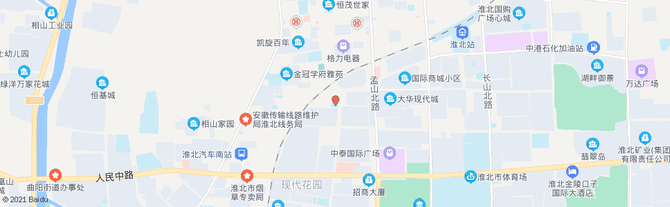 淮北翠峰路小学_公交站地图_淮北公交_妙搜公交查询2024