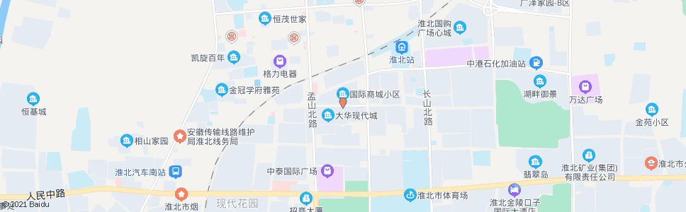 淮北国际商城名店街_公交站地图_淮北公交_妙搜公交查询2024