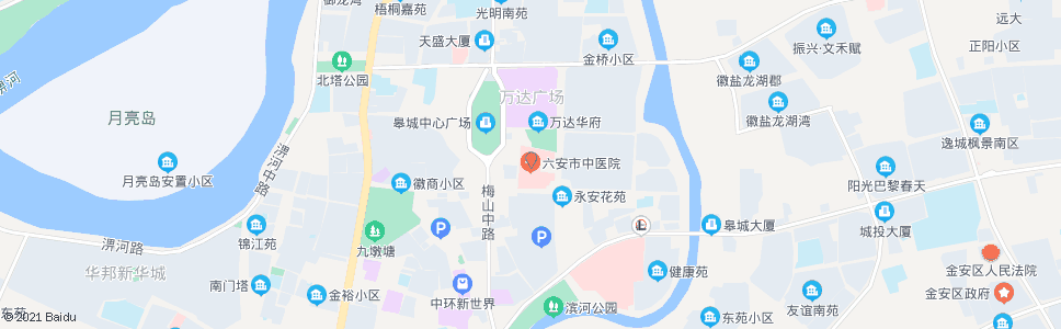 六安市中医院_公交站地图_六安公交_妙搜公交查询2024