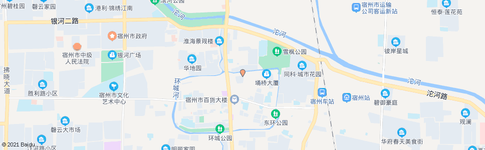 宿州环城北路_公交站地图_宿州公交_妙搜公交查询2024