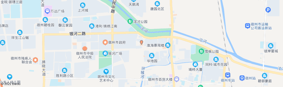 宿州银沱山庄(中医院)_公交站地图_宿州公交_妙搜公交查询2024