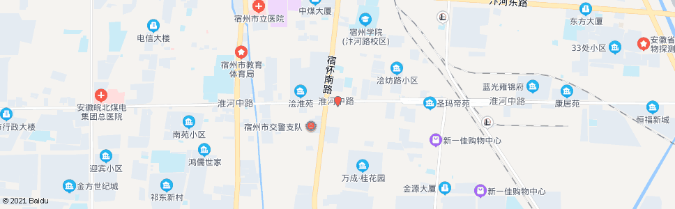 宿州南苑宾馆_公交站地图_宿州公交_妙搜公交查询2024