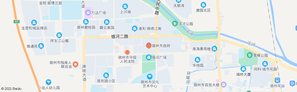宿州市委_公交站地图_宿州公交_妙搜公交查询2024