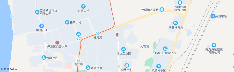 芜湖凤鸣湖南路_公交站地图_芜湖公交_妙搜公交查询2024