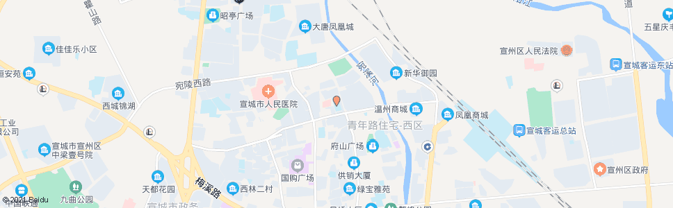 宣城实验小学_公交站地图_宣城公交_妙搜公交查询2024