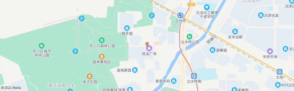 北京清水园_公交站地图_北京公交_妙搜公交查询2024