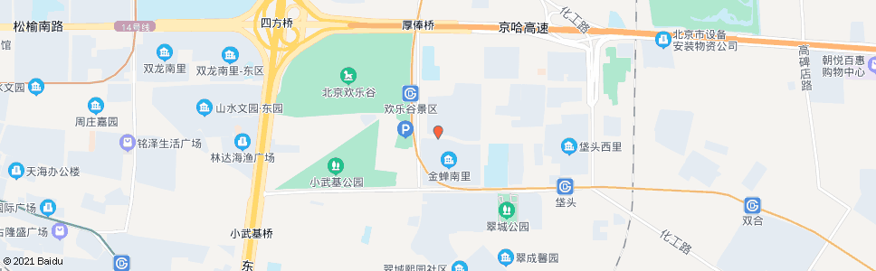 北京金蝉南路西口_公交站地图_北京公交_妙搜公交查询2024