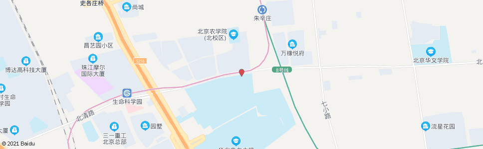 北京农学院北门_公交站地图_北京公交_妙搜公交查询2024