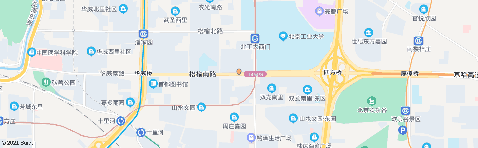 北京松榆东里南门_公交站地图_北京公交_妙搜公交查询2024