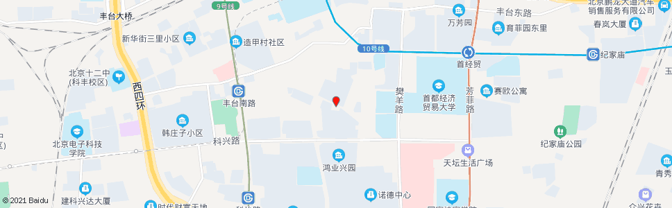 北京莲花新村_公交站地图_北京公交_妙搜公交查询2024