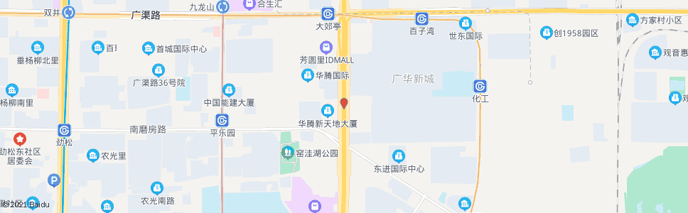 北京窑洼湖_公交站地图_北京公交_妙搜公交查询2024