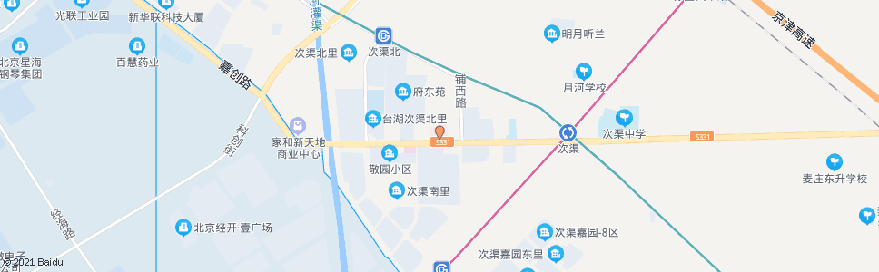 北京通州第三医院_公交站地图_北京公交_妙搜公交查询2024