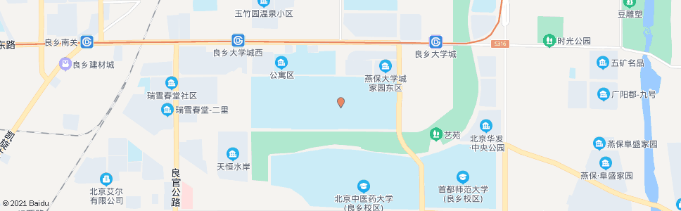 北京北京工商大学(良乡)_公交站地图_北京公交_妙搜公交查询2024