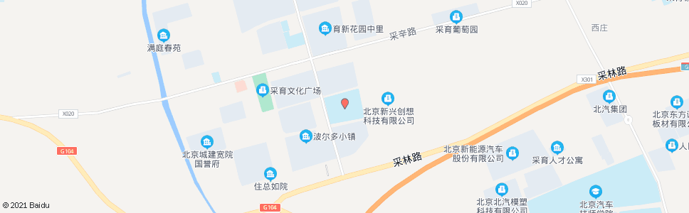 北京采育中学_公交站地图_北京公交_妙搜公交查询2024