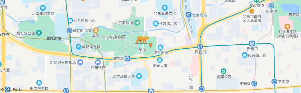 北京北京展览馆_公交站地图_北京公交_妙搜公交查询2024