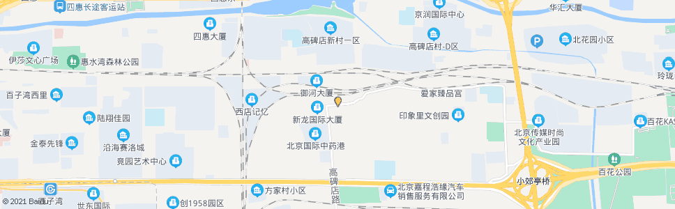 北京高碑店南站_公交站地图_北京公交_妙搜公交查询2024