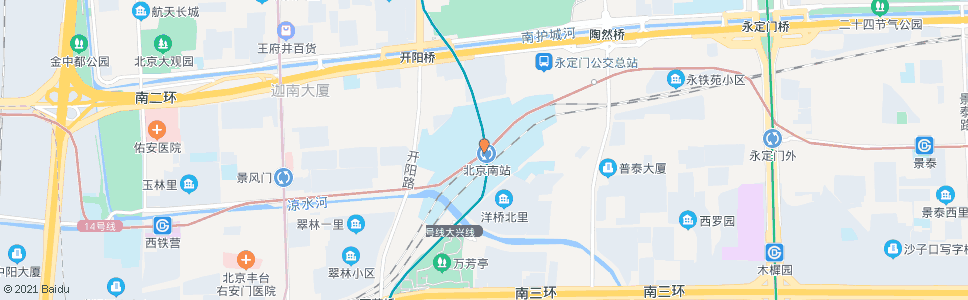 北京通胡路口南_公交站地图_北京公交_妙搜公交查询2024