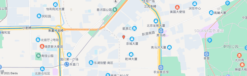 北京新源街西口_公交站地图_北京公交_妙搜公交查询2024