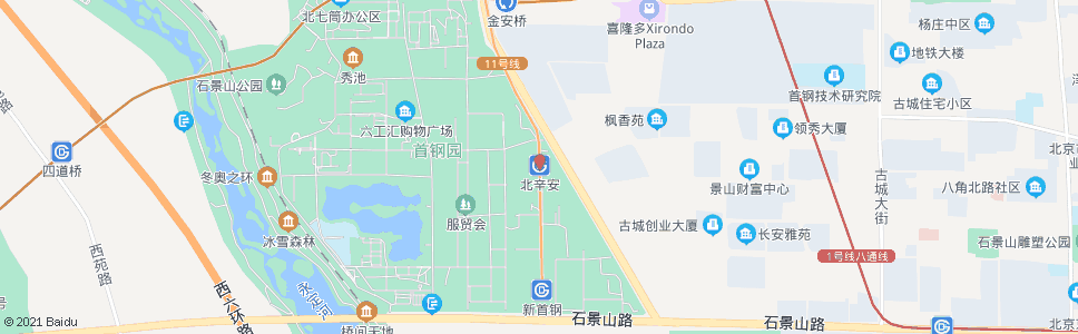 北京北辛安_公交站地图_北京公交_妙搜公交查询2024