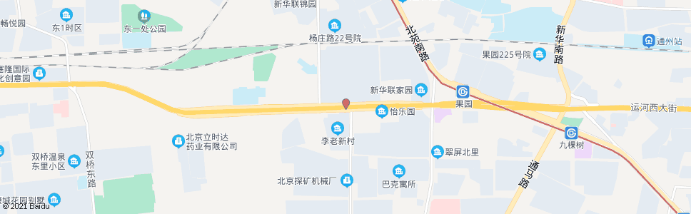 北京李老新村_公交站地图_北京公交_妙搜公交查询2024