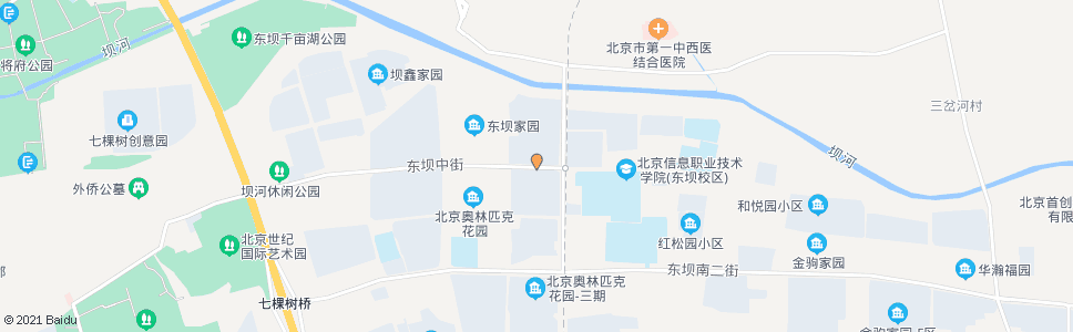 北京东坝中街_公交站地图_北京公交_妙搜公交查询2024