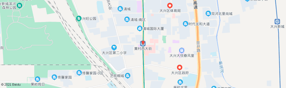 北京地铁黄村西大街站_公交站地图_北京公交_妙搜公交查询2024