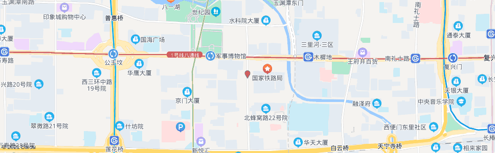 北京会城门_公交站地图_北京公交_妙搜公交查询2024