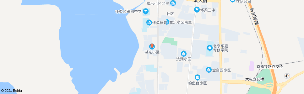 北京湖光小区_公交站地图_北京公交_妙搜公交查询2024