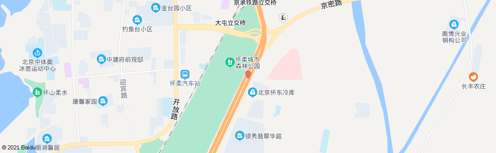 北京怀柔建材市场_公交站地图_北京公交_妙搜公交查询2025