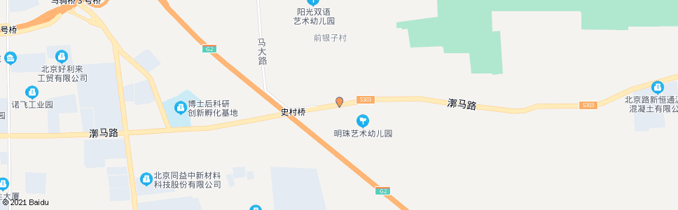 北京史村_公交站地图_北京公交_妙搜公交查询2024