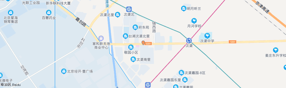 北京玉江佳园_公交站地图_北京公交_妙搜公交查询2025