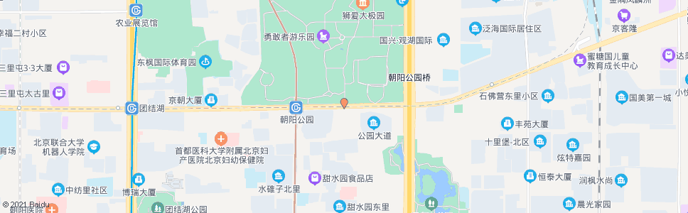 北京朝阳公园南门_公交站地图_北京公交_妙搜公交查询2024