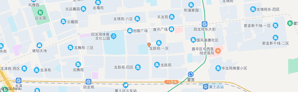 北京龙跃苑一区西门_公交站地图_北京公交_妙搜公交查询2024