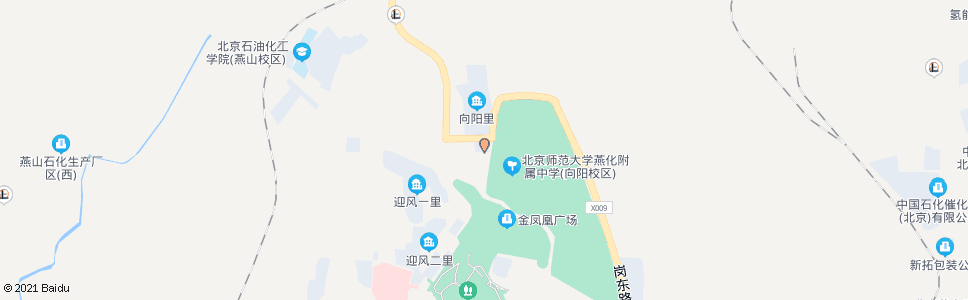 北京燕山向阳路_公交站地图_北京公交_妙搜公交查询2024