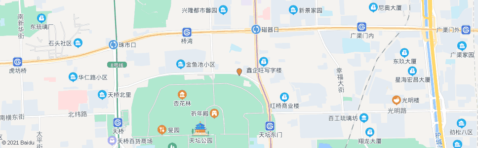 北京红桥路口西_公交站地图_北京公交_妙搜公交查询2024