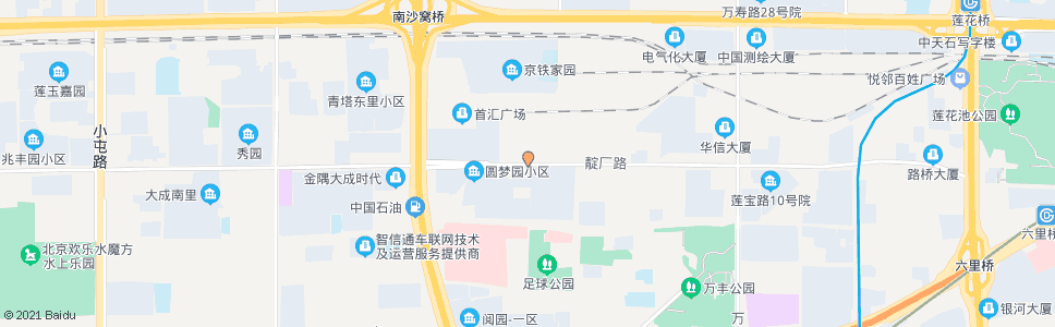 北京靛厂新村_公交站地图_北京公交_妙搜公交查询2024