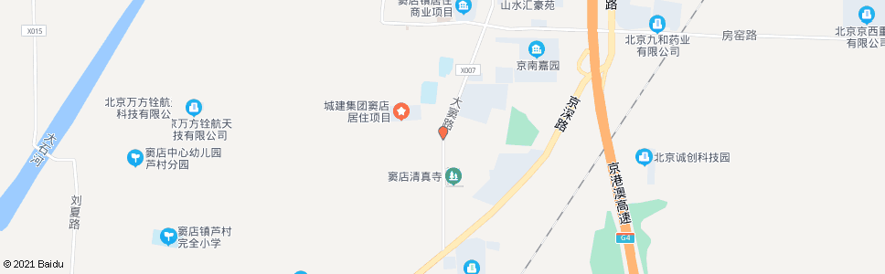 北京窦店村南_公交站地图_北京公交_妙搜公交查询2024