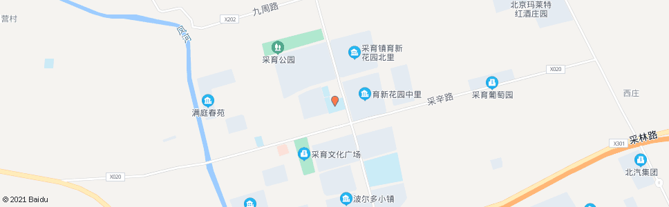 北京采育中心小学_公交站地图_北京公交_妙搜公交查询2024