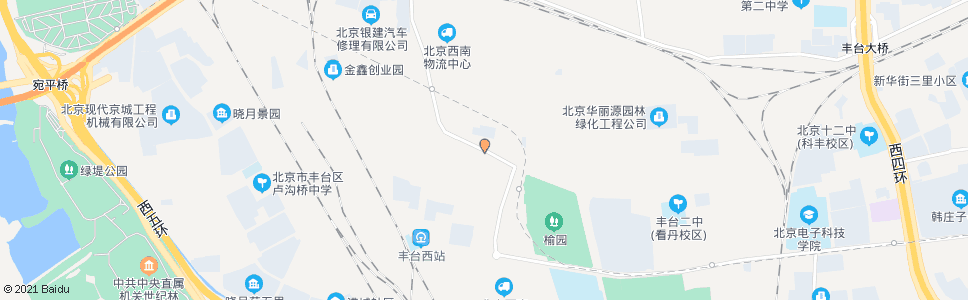 北京人民村_公交站地图_北京公交_妙搜公交查询2024