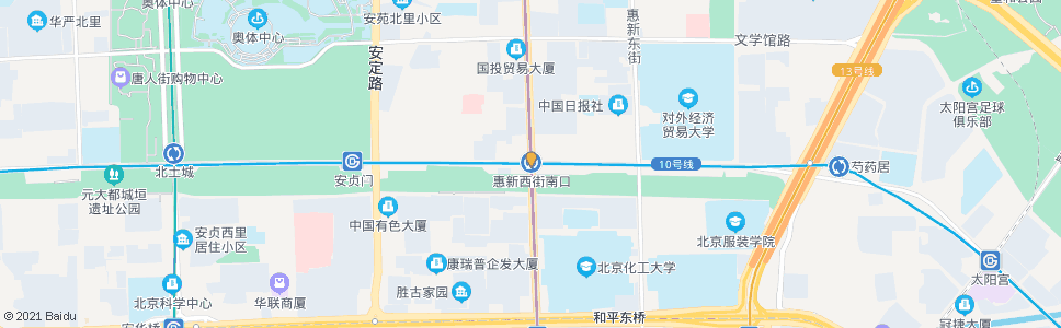 北京地铁惠新西街南口站_公交站地图_北京公交_妙搜公交查询2024