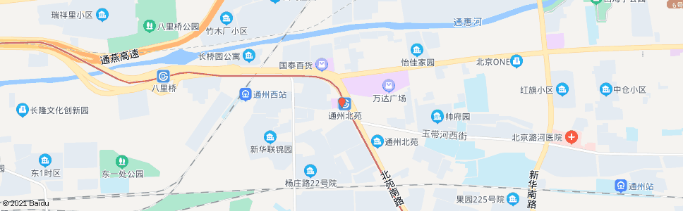 北京地铁通州北苑站_公交站地图_北京公交_妙搜公交查询2024