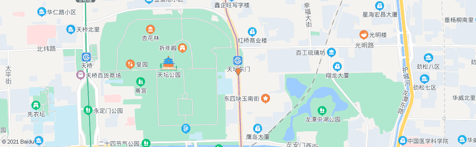 北京龙潭路西口_公交站地图_北京公交_妙搜公交查询2024