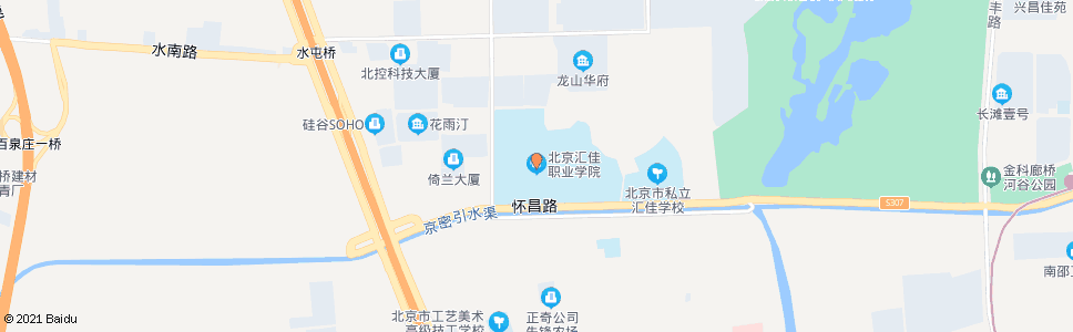 北京北京汇佳职业学院_公交站地图_北京公交_妙搜公交查询2024