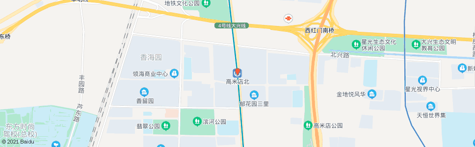 北京地铁高米店北站_公交站地图_北京公交_妙搜公交查询2024